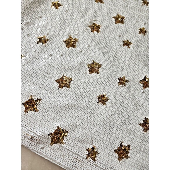 Dee Elly Women's Sequin Star V-Neck Sleeveless Shift Dress Size XL - Picture 4 of 8